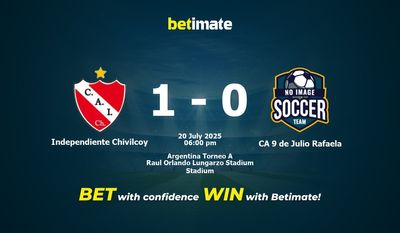 Independiente Chivilcoy vs CA 9 de Julio Rafaela Prediction, Odds & Betting Tips 07/20/2025