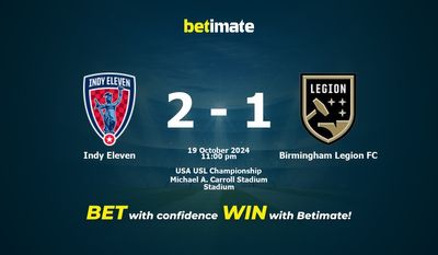 Indy Eleven vs. Birmingham Legion FC Vorhersage, Quoten und Wetttipps 19.10.2024