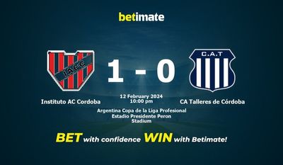 Instituto AC Cordoba বনাম CA Talleres de Cordoba ভবিষ্যদ্বাণী, প্রতিকূলতা এবং বাজির টিপস 02/12/2024