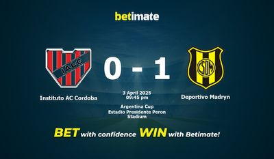 Instituto AC Cordoba vs Deportivo Madryn Prediction, Odds & Betting Tips 04/03/2025
