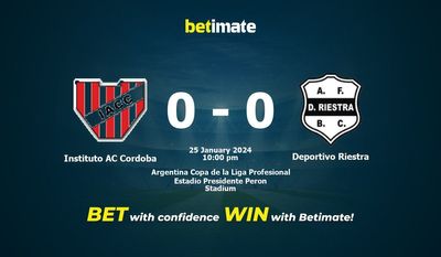 Instituto AC Cordoba বনাম Deportivo Riestra ভবিষ্যদ্বাণী, প্রতিকূলতা এবং বাজির টিপস 01/25/2024