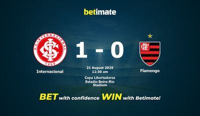 Internacional vs Flamengo Prediction, Odds & Betting Tips 08/21/2025