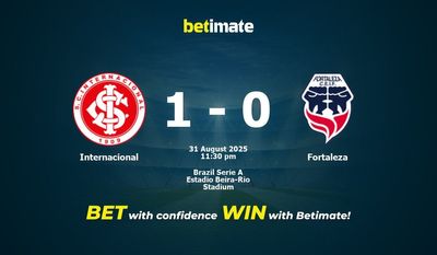 Internacional vs Fortaleza Prediction, Odds & Betting Tips 08/31/2025