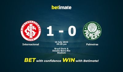 Internacional vs Palmeiras Prediction, Odds & Betting Tips 07/16/2023