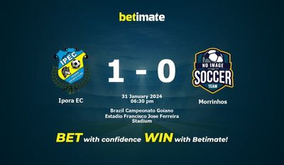 Ipora EC vs Morrinhos Prediction, Odds & Betting Tips 01/31/2024