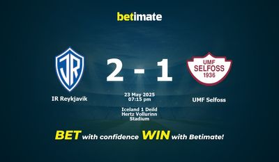 IR Reykjavik vs UMF Selfoss Prediction, Odds & Betting Tips 05/23/2025
