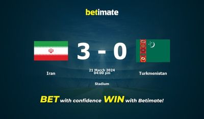 Iran vs Turkmenistan Prediction, Odds & Betting Tips 03/21/2024