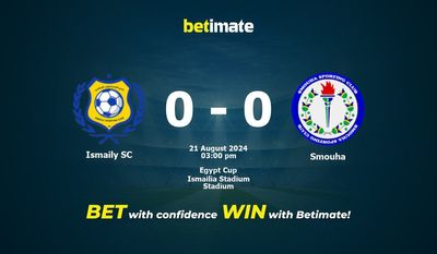 Ismaily SC vs Smouha Prediction, Odds & Betting Tips 08/21/2024