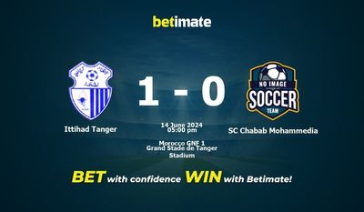 Ittihad Tanger vs SC Chabab Mohammedia Prediction, Odds & Betting Tips 06/14/2024