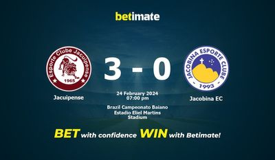Jacuipense vs Jacobina EC التوقعات، الصعاب ونصائح الرهان 24/02/2024