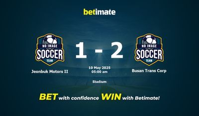 Jeonbuk Motors II vs Busan Trans Corp Prediction, Odds & Betting Tips 05/10/2025