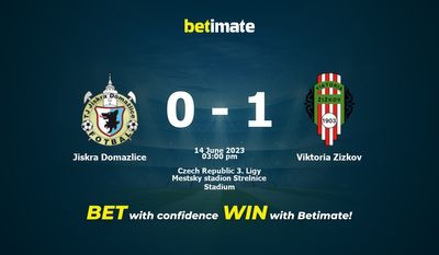 Jiskra Domazlice vs Viktoria Zizkov Prediction, Odds & Betting Tips 06/14/2023