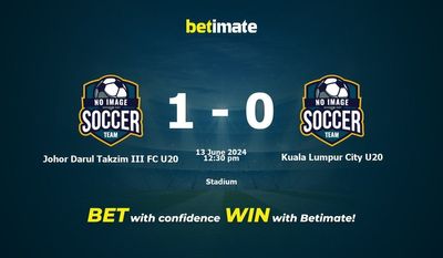 Johor Darul Takzim III FC U20 vs Kuala Lumpur City U20 Prediction, Odds & Betting Tips 06/13/2024