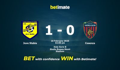 Predicción, cuotas y consejos de apuestas Juve Stabia vs Cosenza 16/02/2025
