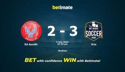 KA Asvellir vs Kria Prediction, Odds & Betting Tips 07/05/2024