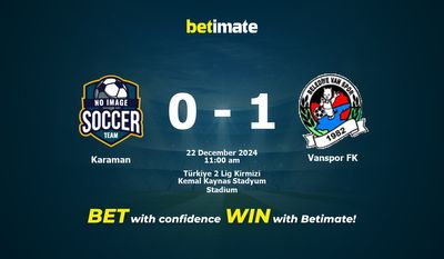 Karaman vs Vanspor FK Prediction, Odds & Betting Tips 12/22/2024