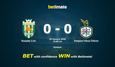 Karpaty Lviv vs Daejeon Hana Citizen Prediction, Odds & Betting Tips 01/20/2026