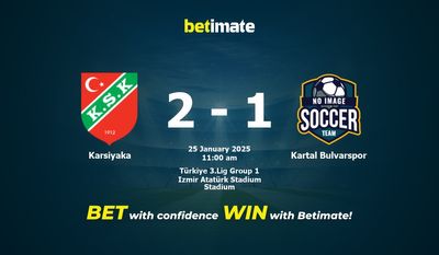 Karsiyaka vs Kartal Bulvarspor Prediction, Odds & Betting Tips 01/25/2025