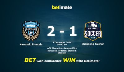Kawasaki Frontale vs Shandong Taishan Prediction, Odds & Betting Tips 12/04/2024