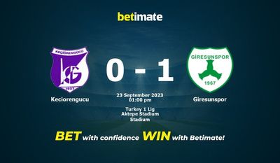 Keciorengucu vs Giresunspor Prediction, Odds & Betting Tips 09/23/2023