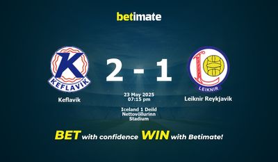 Keflavik vs Leiknir Reykjavik Prediction, Odds & Betting Tips 05/23/2025