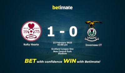 Predicción, probabilidades y consejos de apuestas para Kelty Hearts vs Inverness CT 22/02/2025