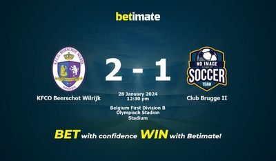 KFCO Beerschot Wilrijk বনাম ক্লাব Brugge II ভবিষ্যদ্বাণী, প্রতিকূলতা এবং বাজির টিপস 01/28/2024
