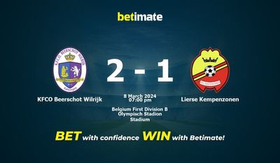 KFCO Beerschot Wilrijk বনাম Lierse Kempenzonen ভবিষ্যদ্বাণী, প্রতিকূলতা এবং বাজির টিপস 03/08/2024
