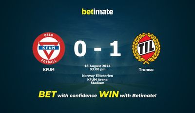 KFUM vs Tromso Prediction, Odds & Betting Tips 08/18/2024