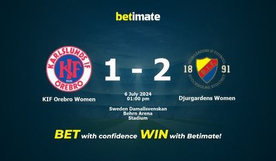 KIF Orebro Women vs Djurgardens Women Prediction, Odds & Betting Tips 07/06/2024