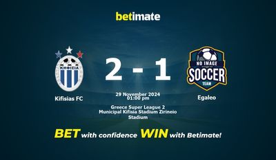 Kifisias FC vs Egaleo Prediction, Odds & Betting Tips 11/29/2024