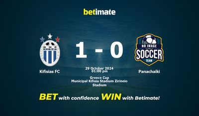 Kifisias FC vs Panachaiki Prediction, Odds & Betting Tips 10/29/2024