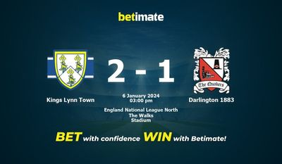 Kings Lynn Town vs Darlington 1883 التوقعات، الصعاب ونصائح الرهان 01/06/2024