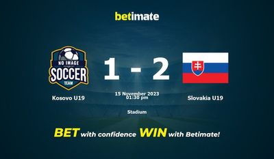 Kosovo U19 vs Slovakia U19 Prediction, Odds & Betting Tips 11/15/2023