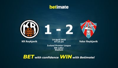 KR Reykjavik vs Valur Reykjavik Prediction, Odds & Betting Tips 04/14/2025