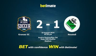 Kremser SC vs Neusiedl Prediction, Odds & Betting Tips 08/16/2024