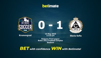 Krumovgrad vs Slavia Sofia Prediction, Odds & Betting Tips 05/15/2025