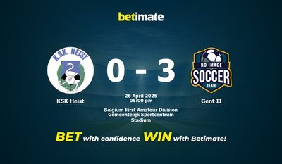 KSK Heist vs Gent II Prediction, Odds & Betting Tips 04/26/2025