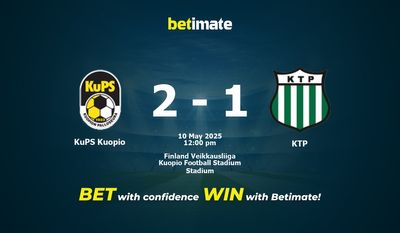 KuPS Kuopio vs KTP Prediction, Odds & Betting Tips 05/10/2025