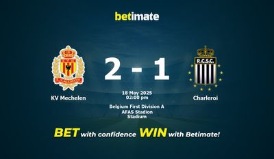 KV Mechelen vs Charleroi Prediction, Odds & Betting Tips 05/18/2025