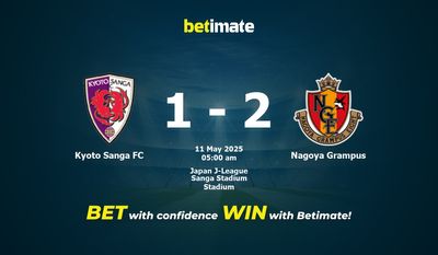 Kyoto Sanga FC vs Nagoya Grampus Prediction, Odds & Betting Tips 05/11/2025