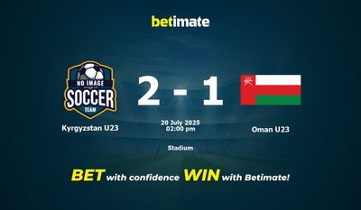Kyrgyzstan U23 vs Oman U23 Prediction, Odds & Betting Tips 07/20/2025