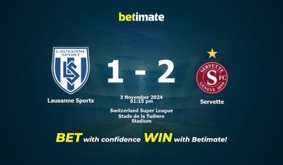 Pronostic Lausanne Sports vs Servette, cotes et conseils de paris 11/03/2024