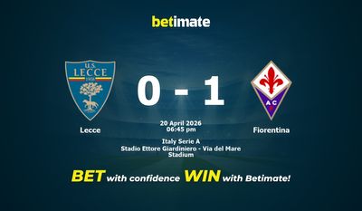 Lecce vs Fiorentina Prediction, Odds & Betting Tips 04/20/2026