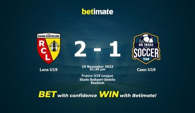 Lens U19 vs Caen U19 Prediction, Odds & Betting Tips 11/19/2023