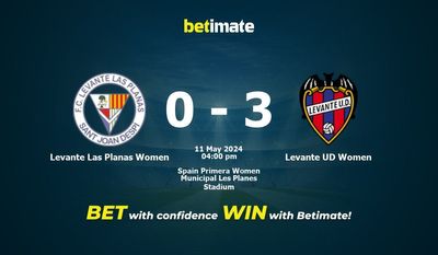 Levante Las Planas Women vs Levante UD Women Prediction, Odds & Betting Tips 05/11/2024