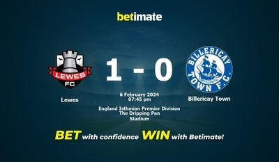 Lewes বনাম Billericay টাউন ভবিষ্যদ্বাণী, প্রতিকূলতা এবং বাজির টিপস 02/06/2024