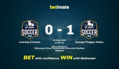 Liaoning Ironman vs Guangxi Pingguo Haliao Prediction, Odds & Betting Tips 07/14/2024