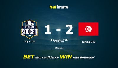 Libya U20 vs Tunisia U20 Prediction, Odds & Betting Tips 11/14/2024