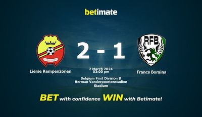 Lierse Kempenzonen vs Francs Borains التوقعات، الصعاب ونصائح الرهان 03/02/2024